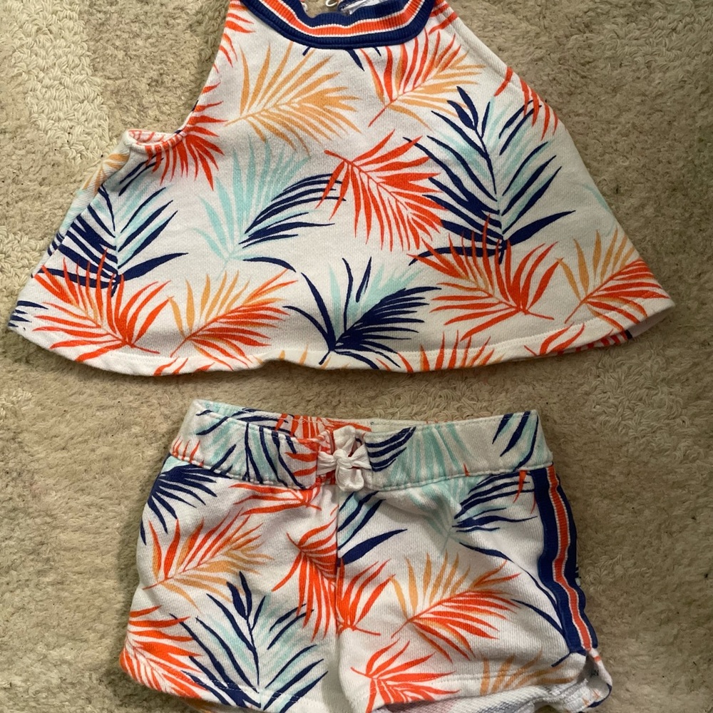 Janie and Jack palm leaf set